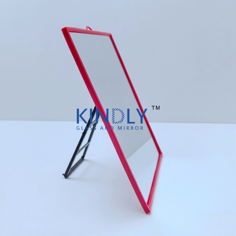 Old-fashioned plastic vanity mirrors